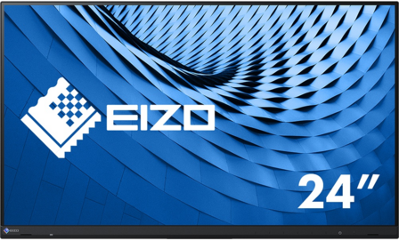 EIZO FLEXSCAN EV2460 - 24 INCH - 1920x1080 FHD - 16:9 - HDMI - DP- VGA - ZWART